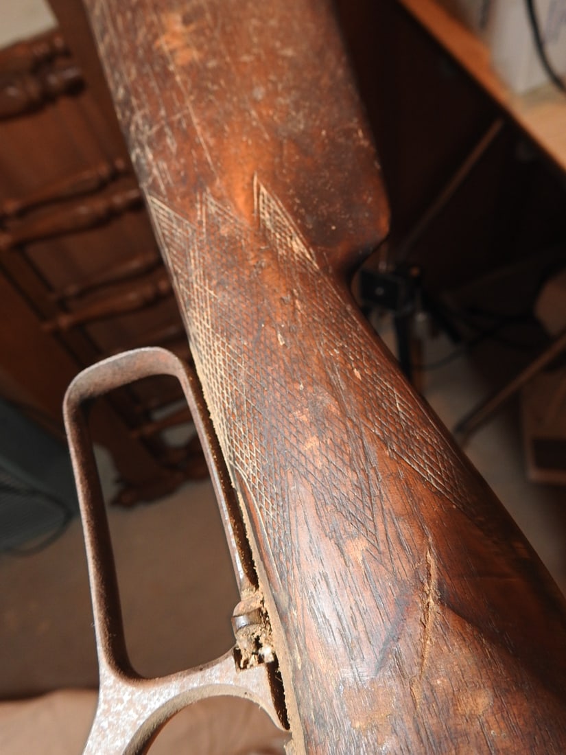 1899 Antique Non-Functional Savage .303 Lever-Action Rifle - 13