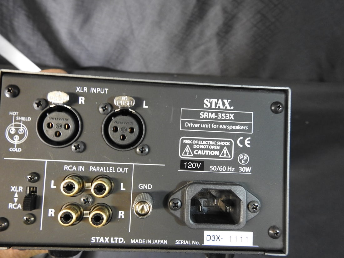 Stax Electrostatic Headphone System with SR-L500 Headphones - 17