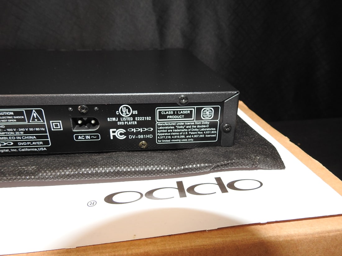 OPPO DV-981HD DVD/SACD Player New in Box - 8