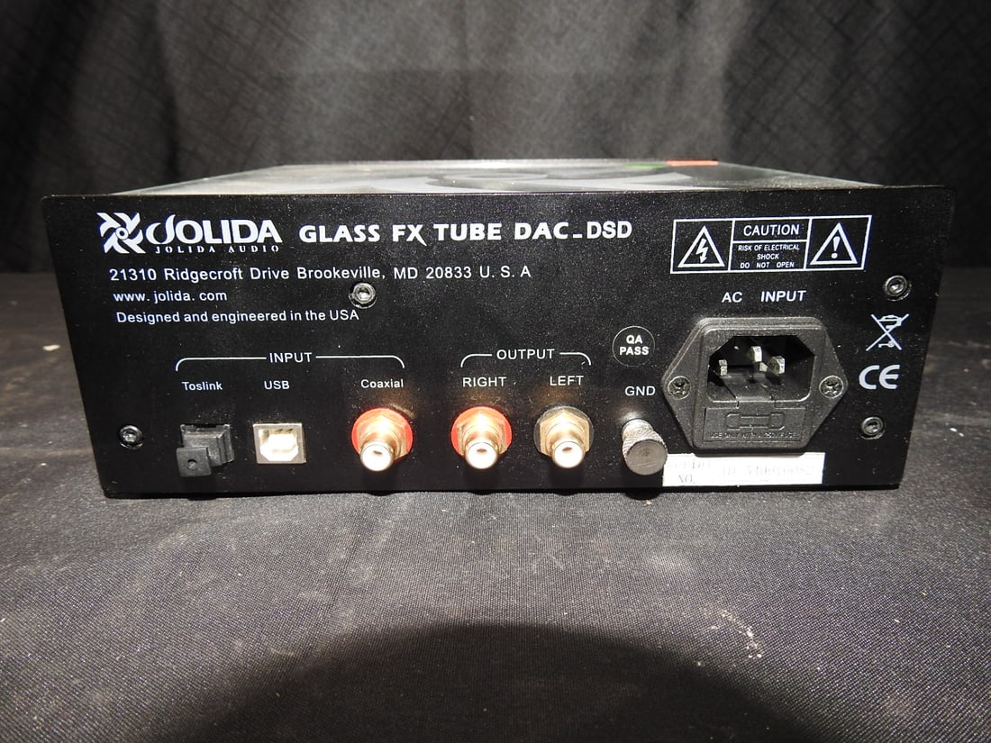 Jolida Glass FX Tube DAC DSD - 4