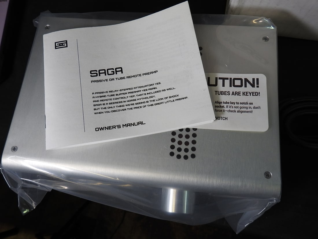 Schiit Saga Passive/Active Remote Preamp New in Box - 2
