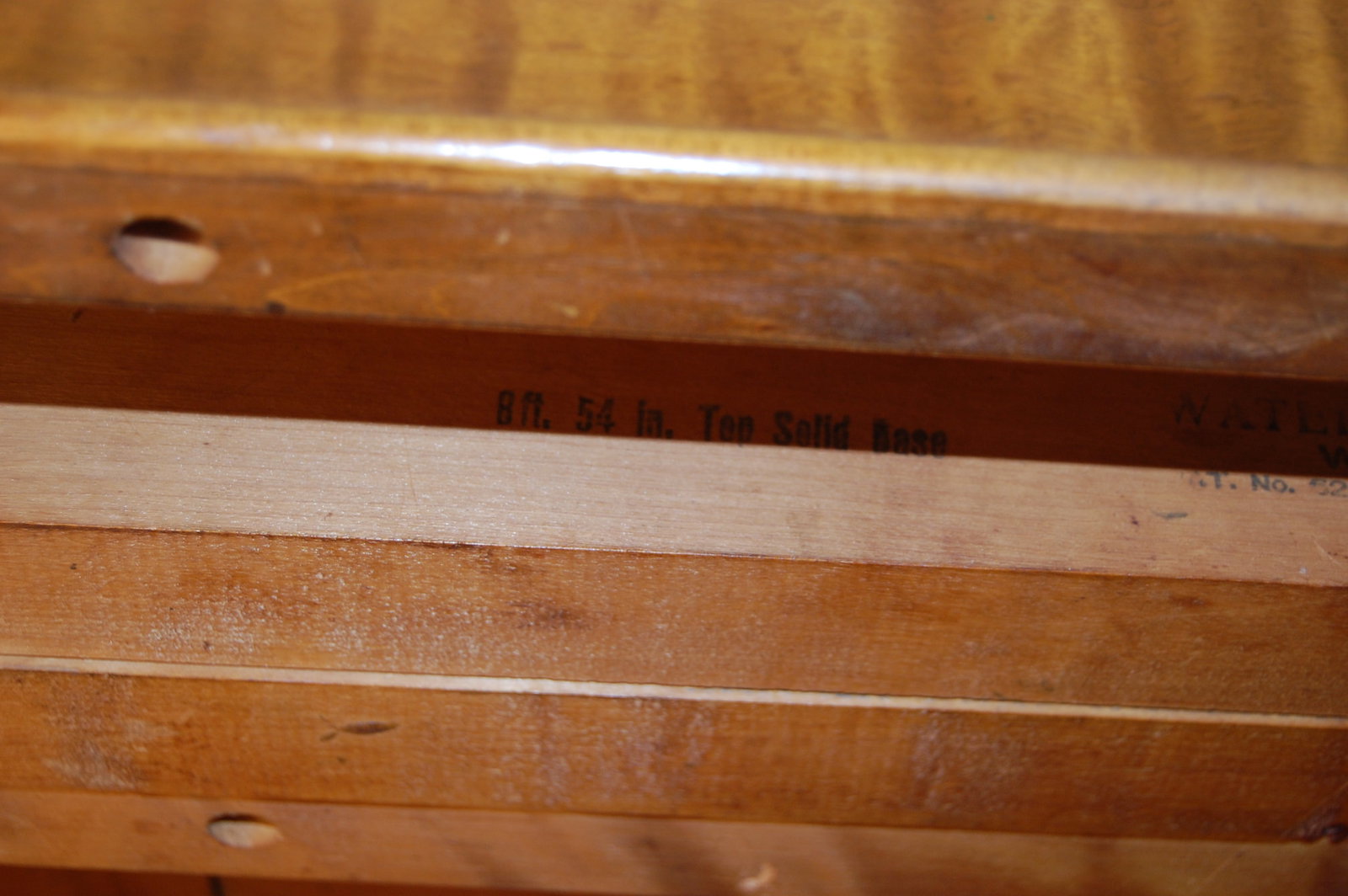 Vintage Watertown Table Slide Extension Mechanism - 8