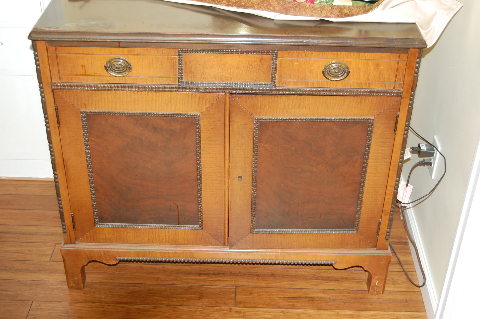 Antique Cabinet / Storage Case w/ 2 Drawers (1 of 2)