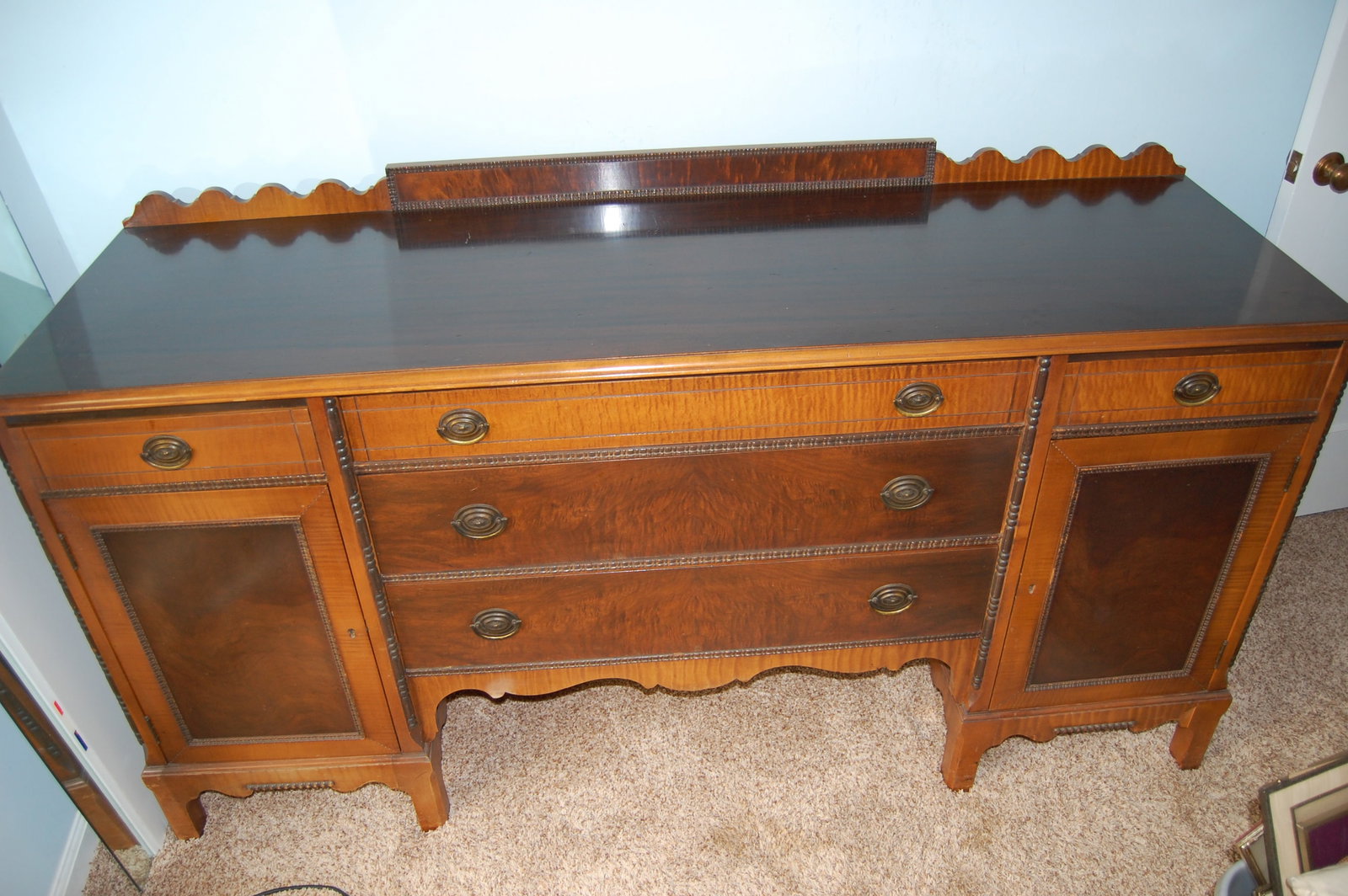 Large Antique Cabinet Piece (1 of 3)
