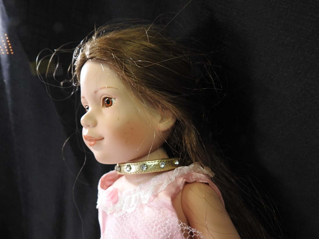 17 in. American Girl Doll in Pink Dress - 2