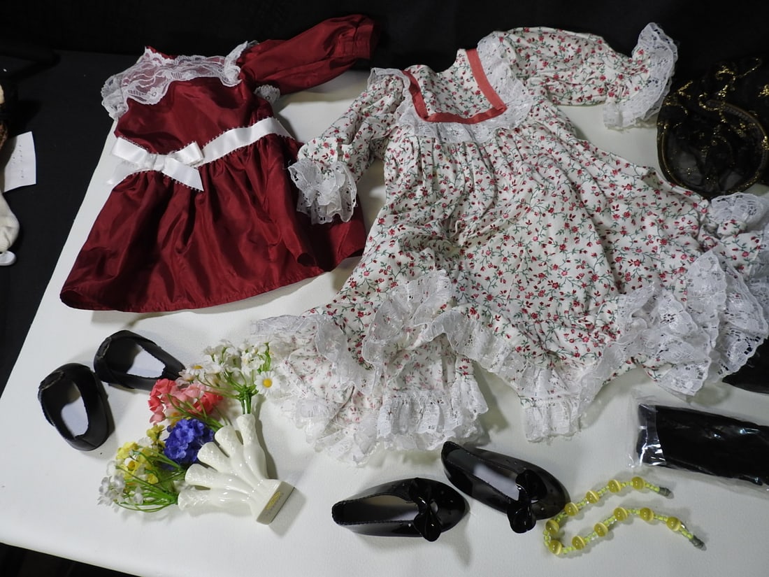 Lot of Doll Clothing and Accessories, 15 Pieces - 2