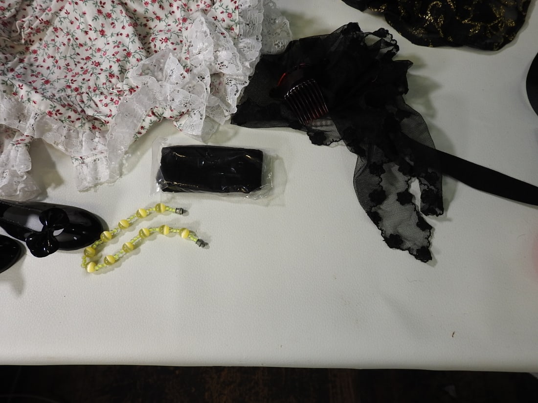 Lot of Doll Clothing and Accessories, 15 Pieces - 4