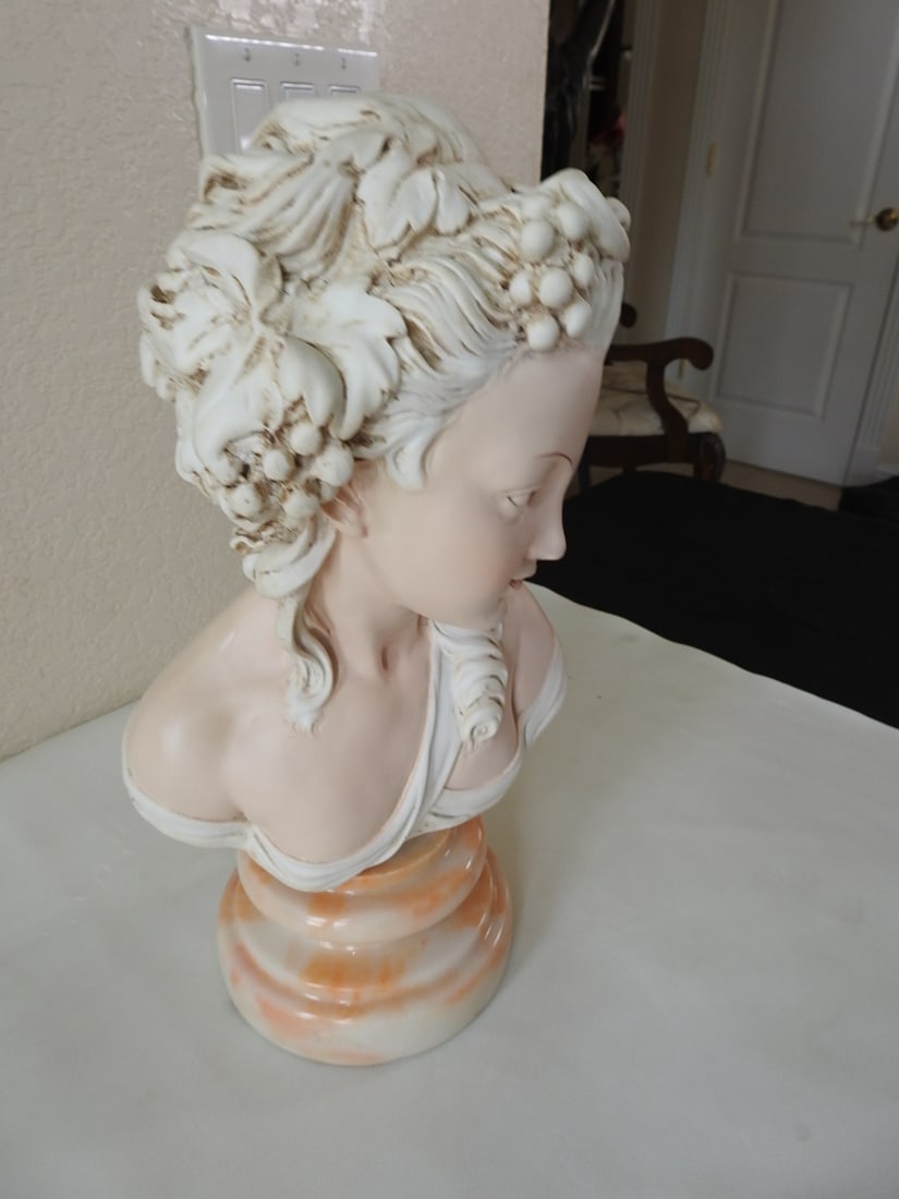 Classical French Style Bust of a Young Girl - 4