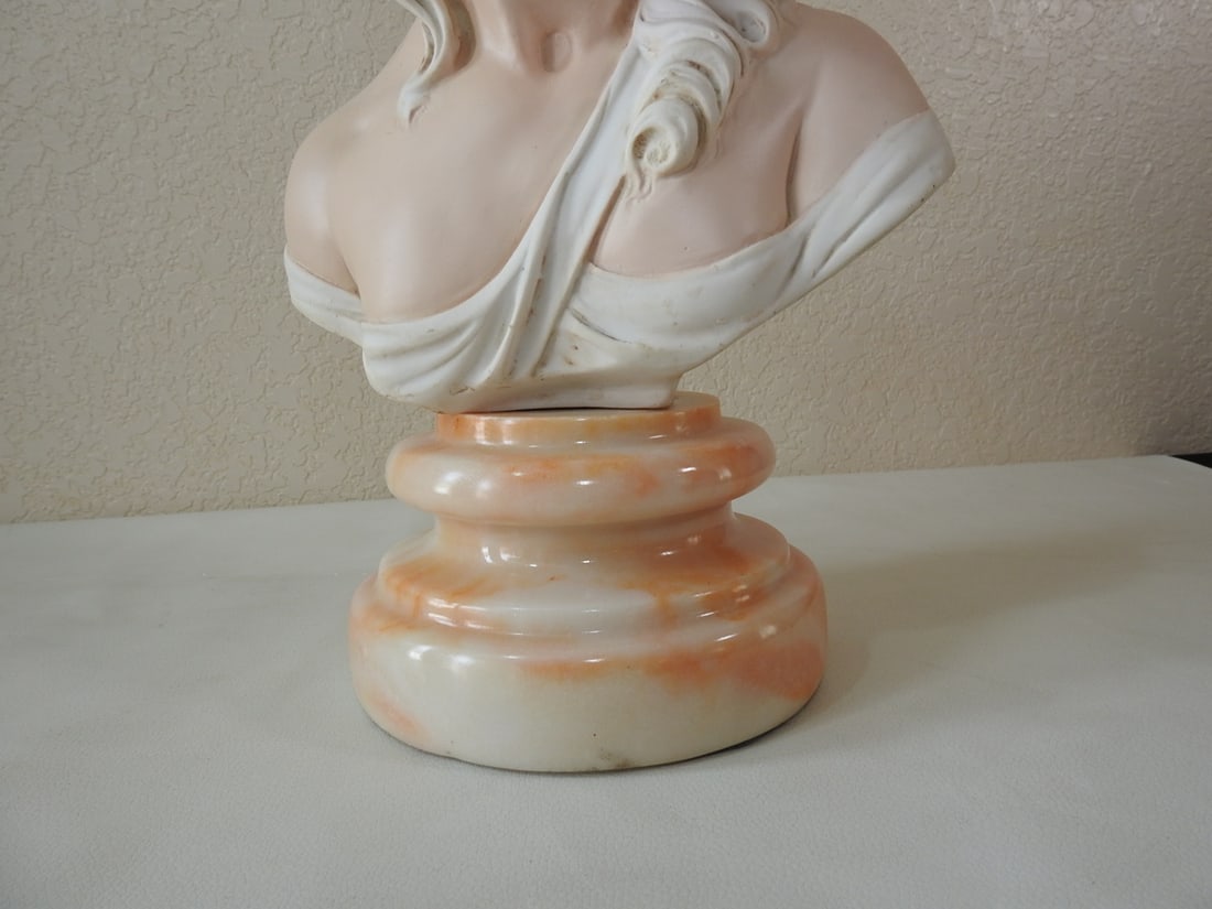 Classical French Style Bust of a Young Girl - 5
