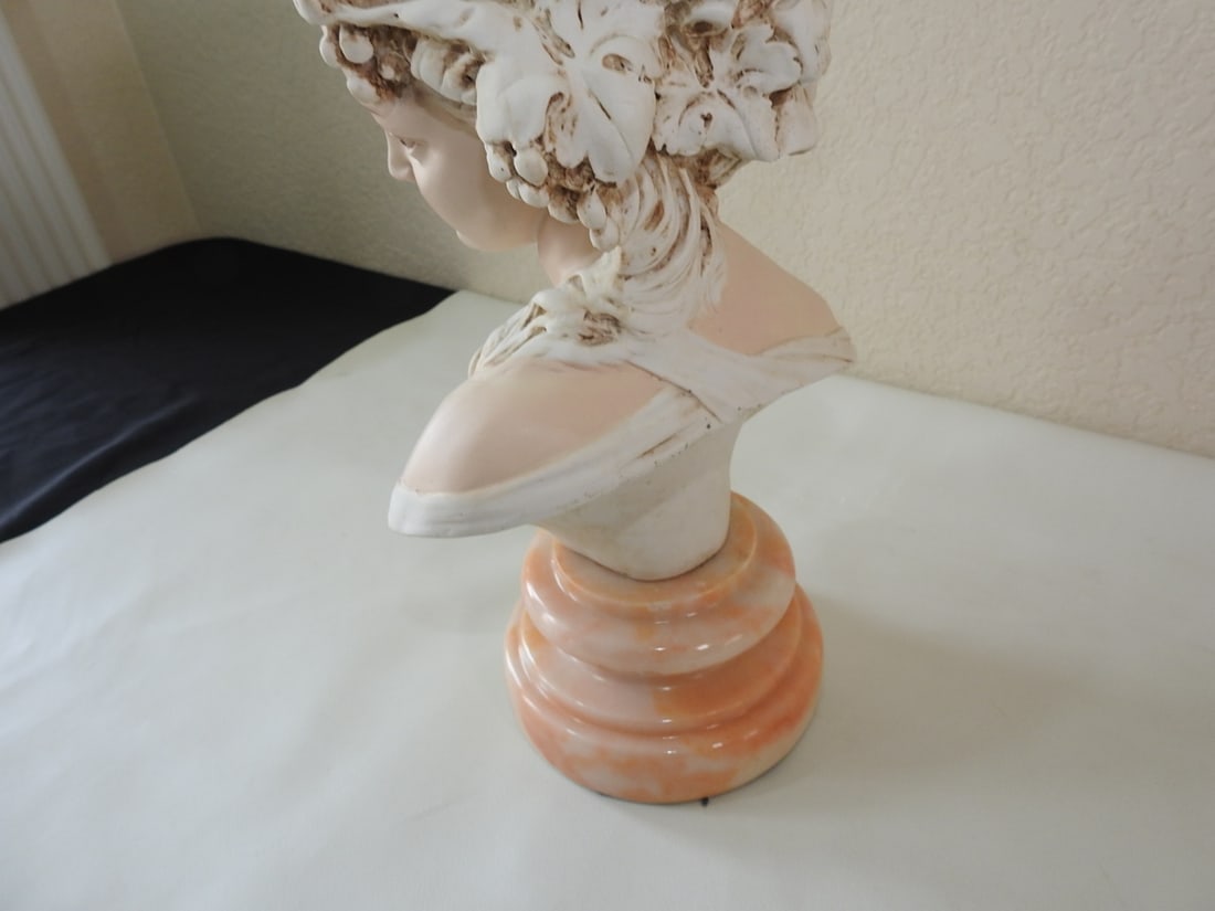 Classical French Style Bust of a Young Girl - 6