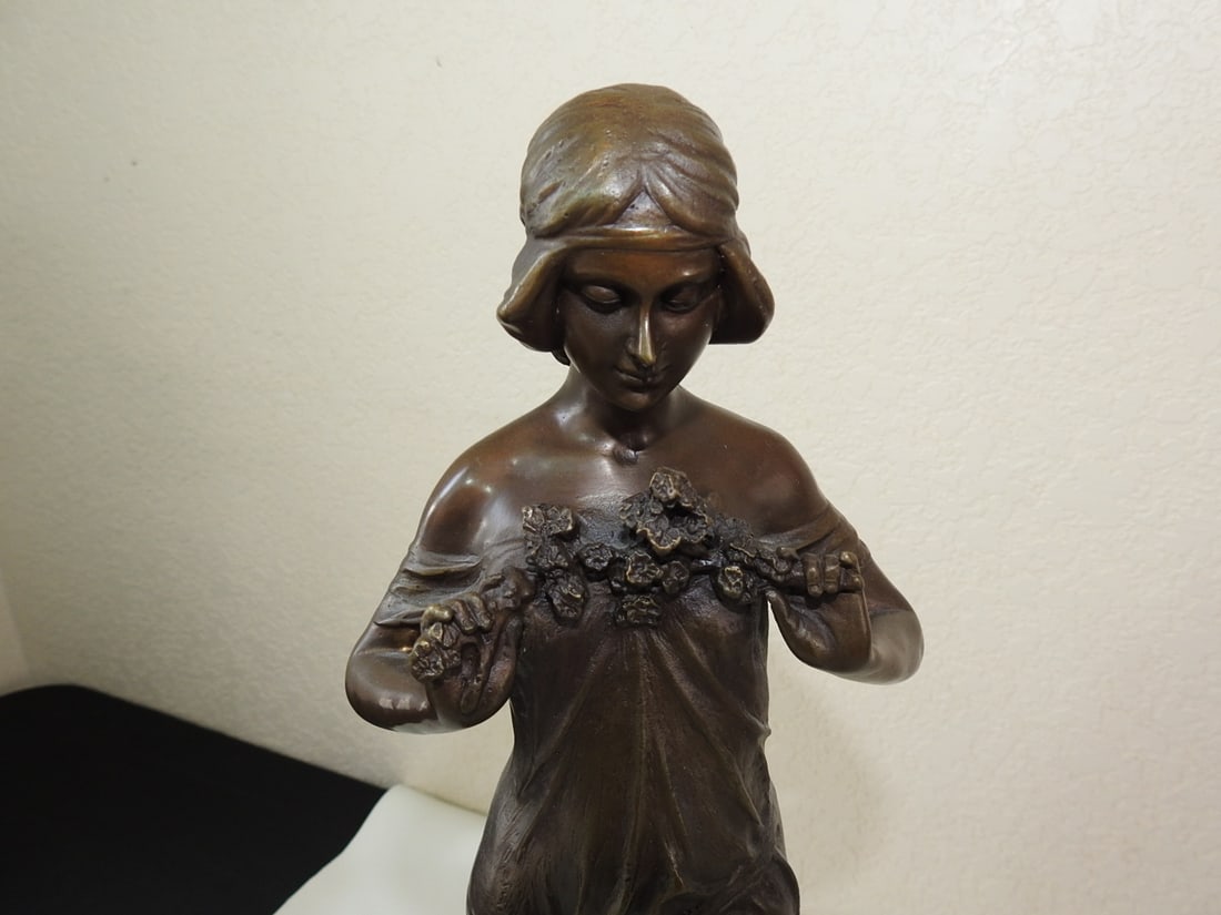 Bronze Spirit of Spring Statue after Jean Patoue - 2