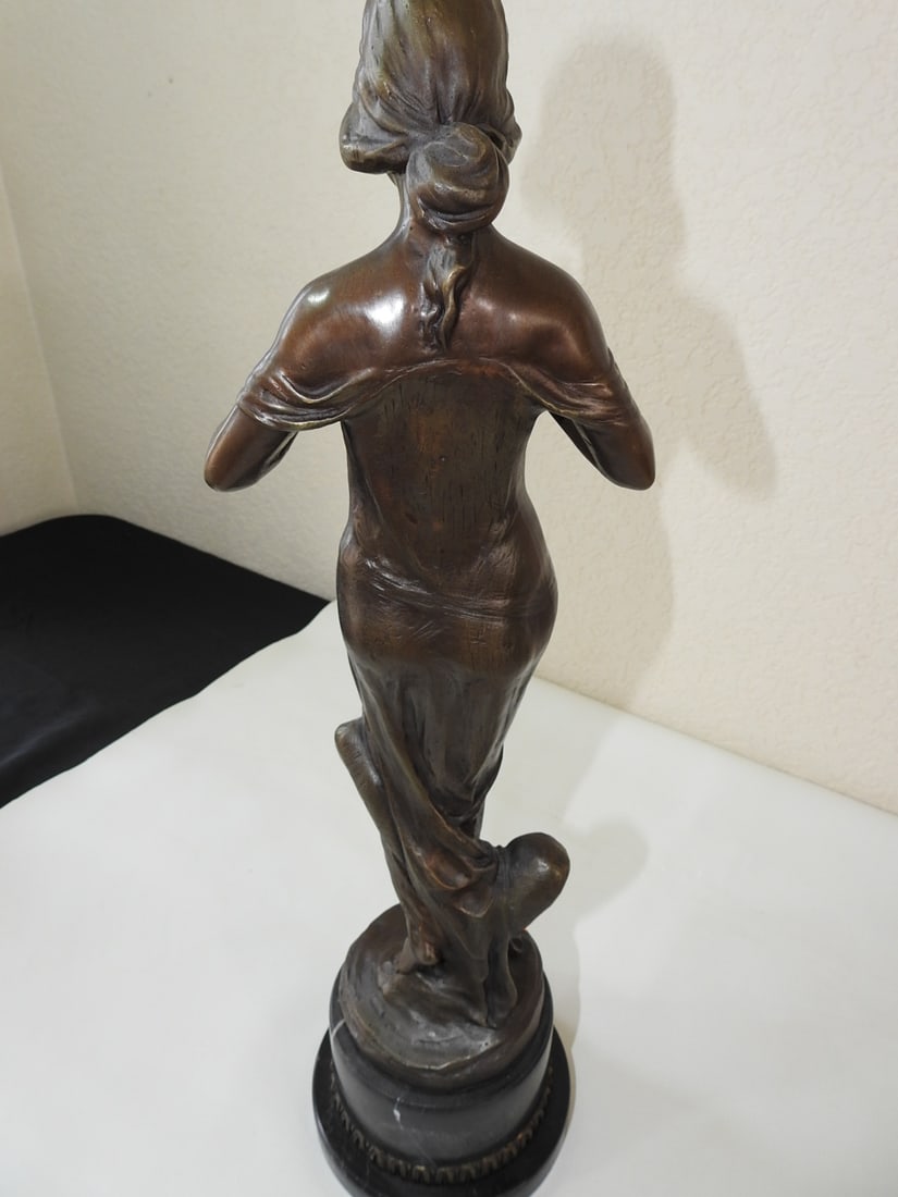 Bronze Spirit of Spring Statue after Jean Patoue - 5