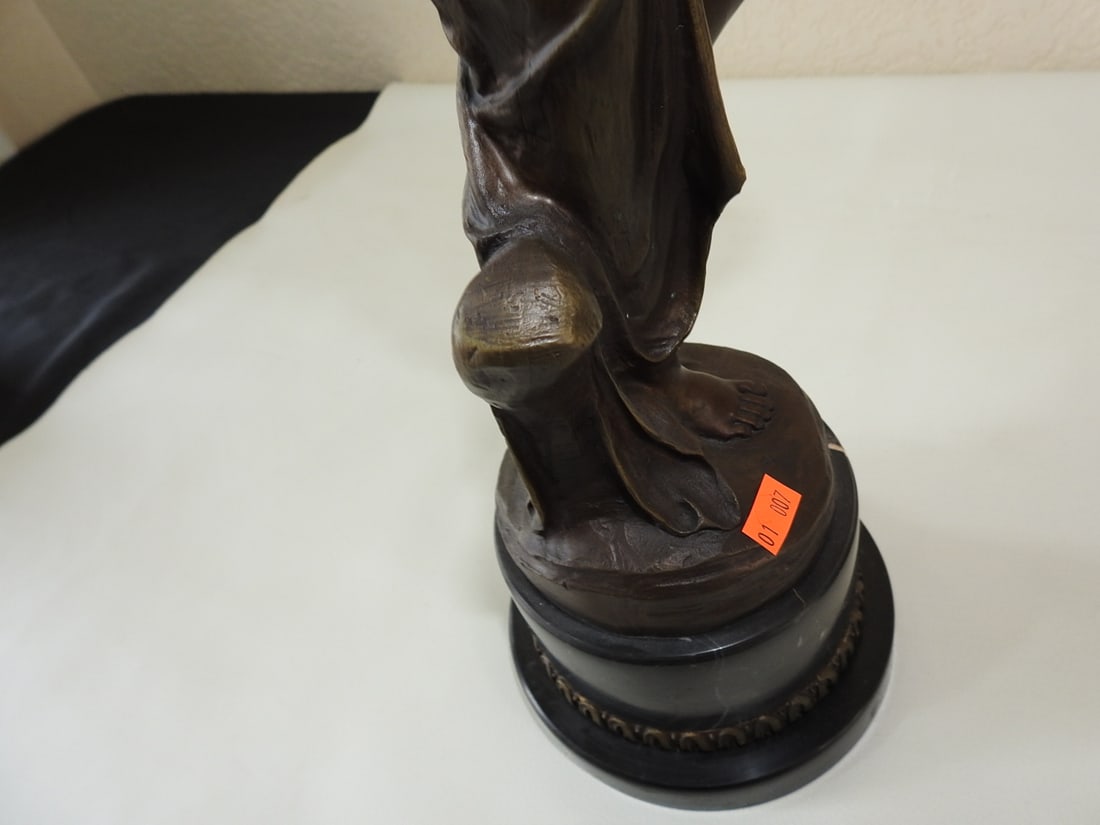 Bronze Spirit of Spring Statue after Jean Patoue - 6