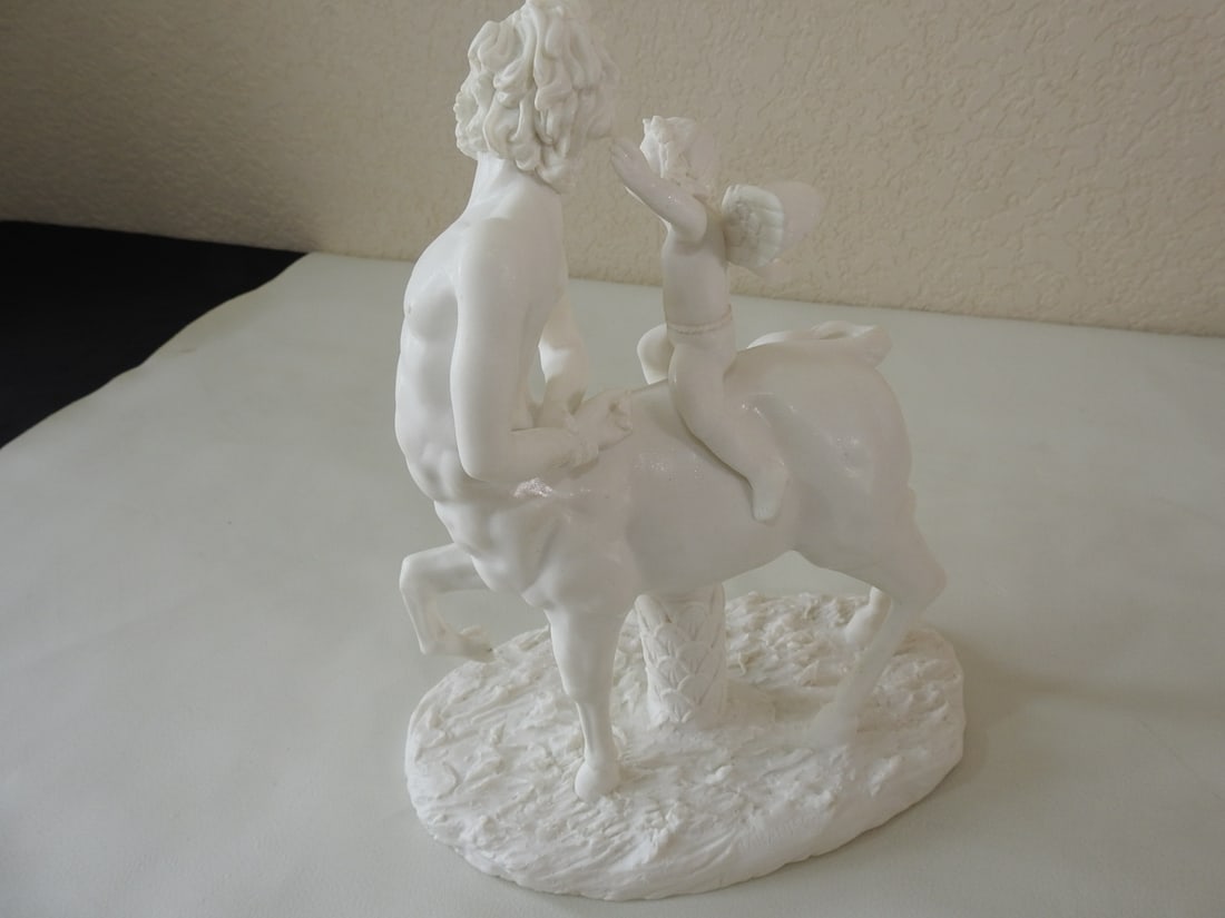 Classical Old Centaur Teased by Eros Statue - 4