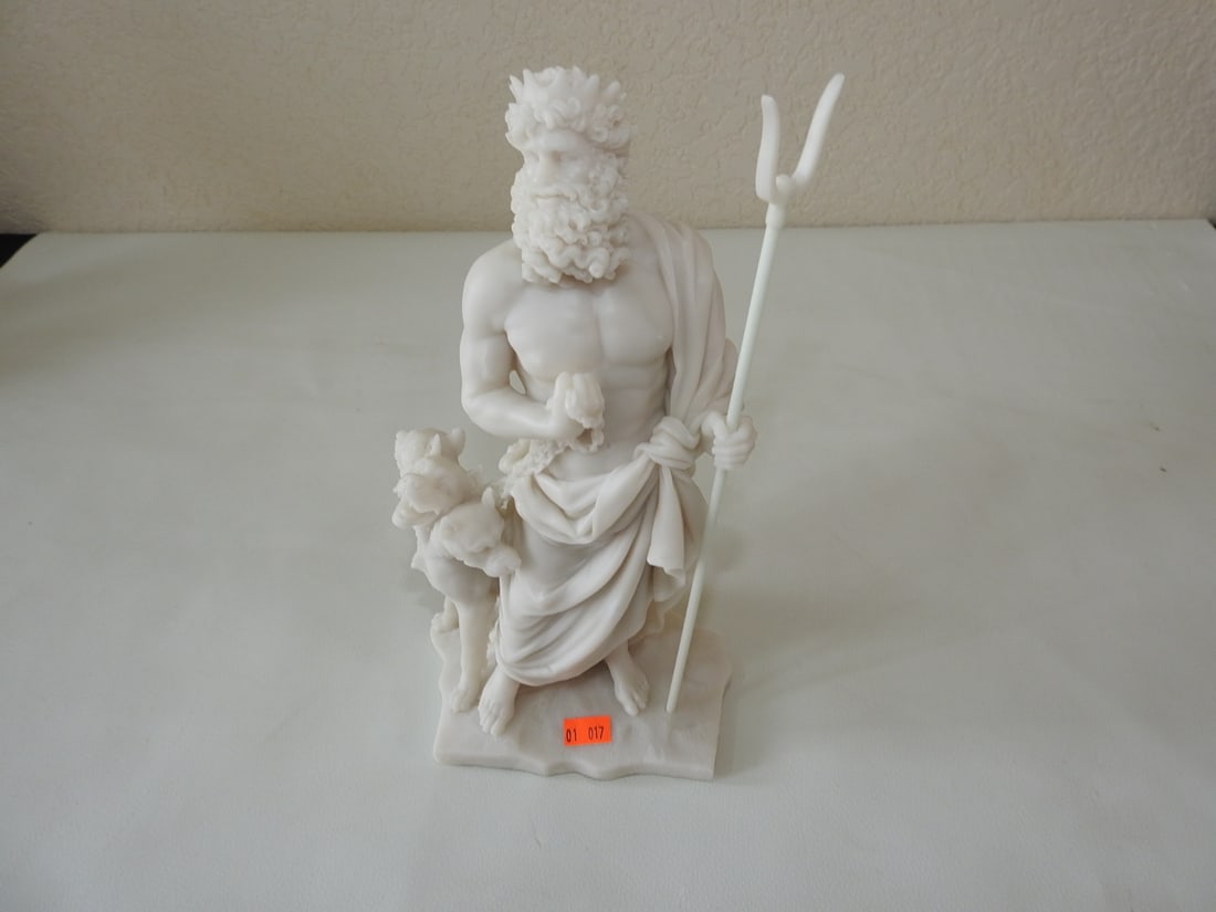 Classical Hades with Cerberus Statue - 2