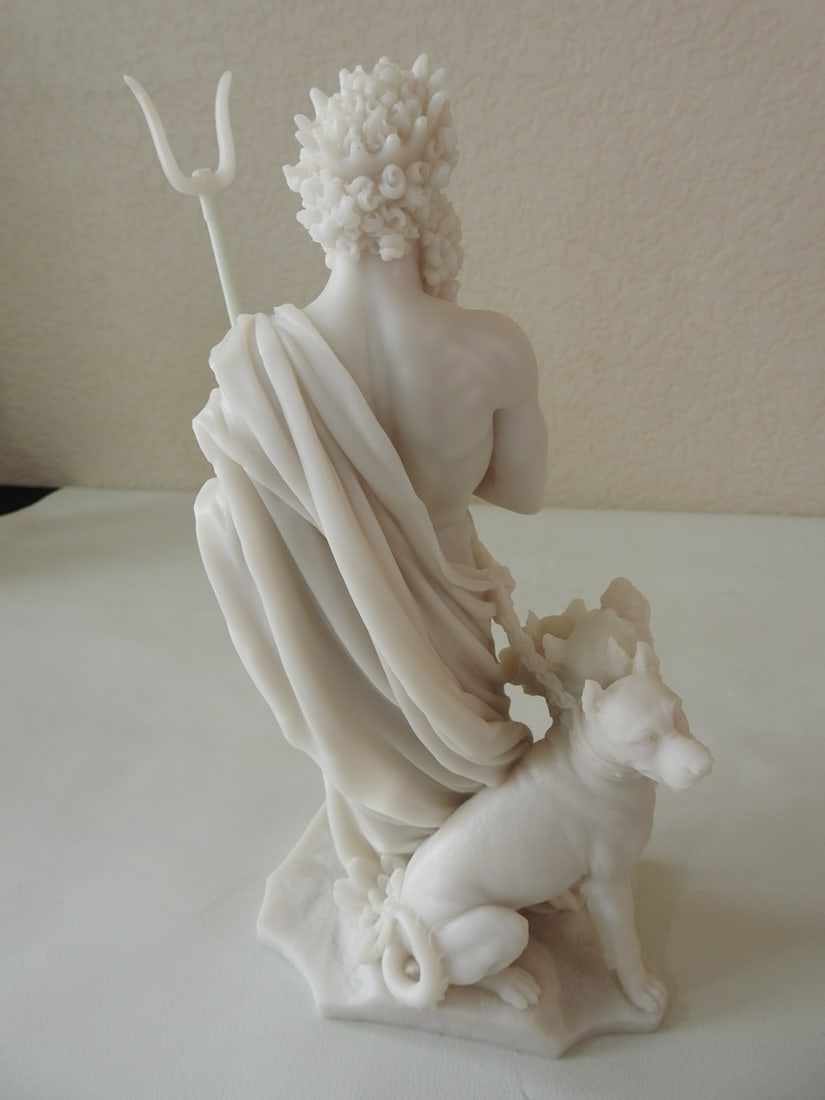 Classical Hades with Cerberus Statue - 4