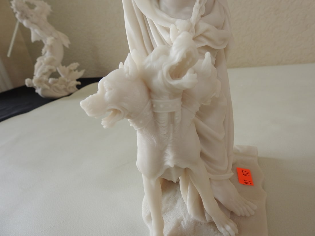 Classical Hades with Cerberus Statue - 5