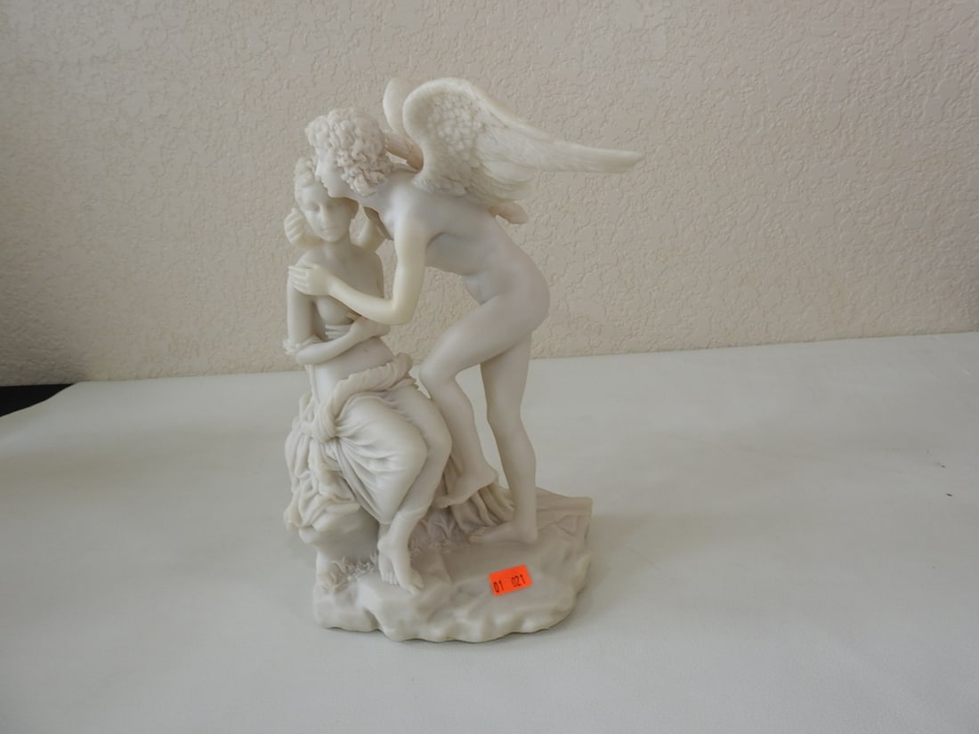 Classical Psyche and Cupid Statue - 3