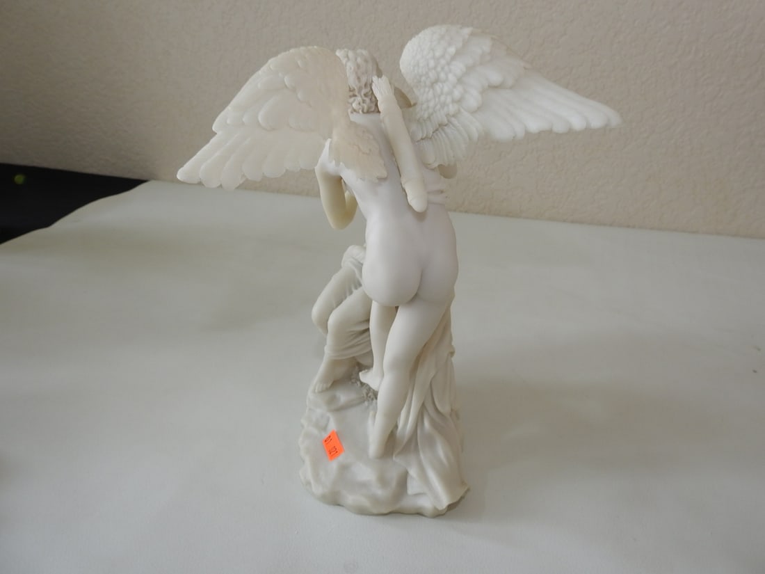 Classical Psyche and Cupid Statue - 4
