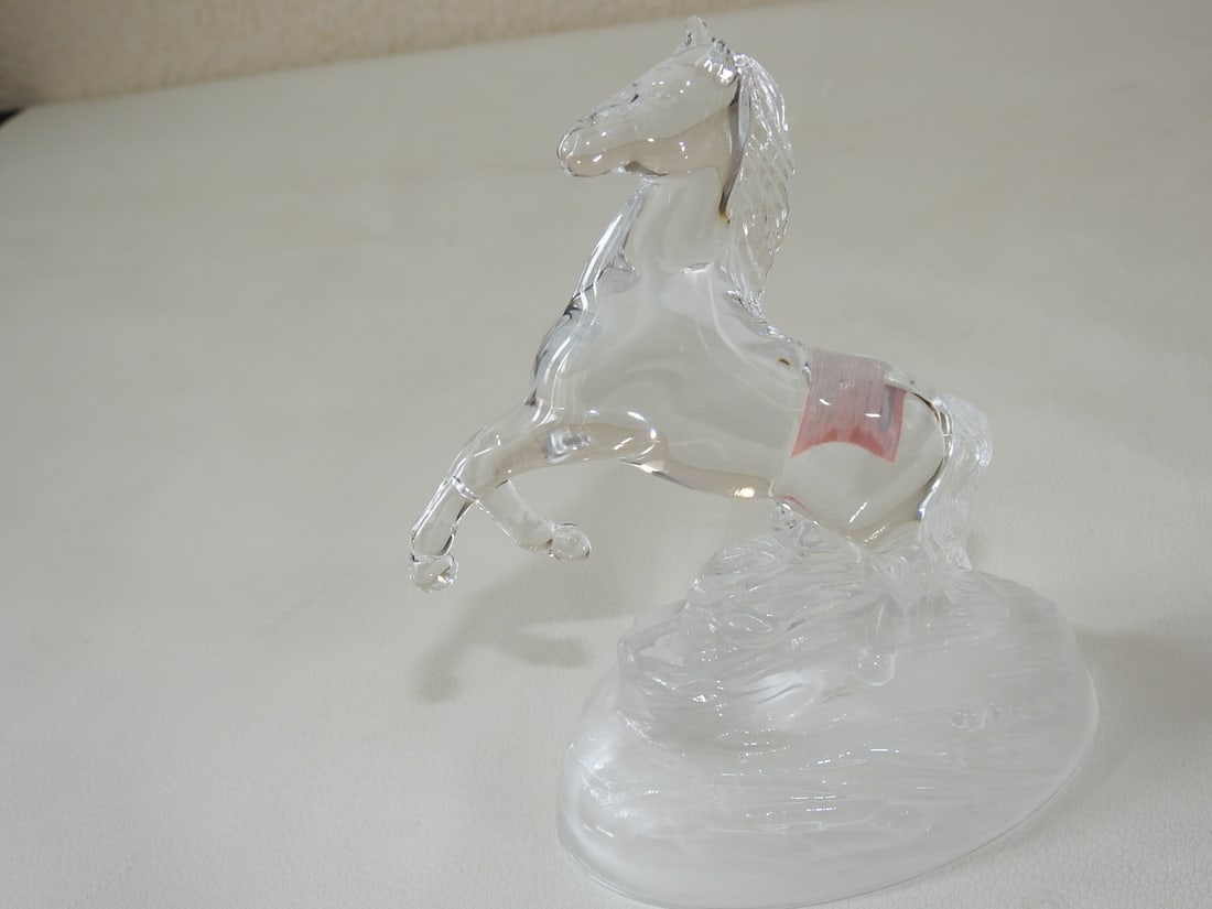 Cristal D'Arques-Durand Lead Crystal Unicorn Figurine - 2