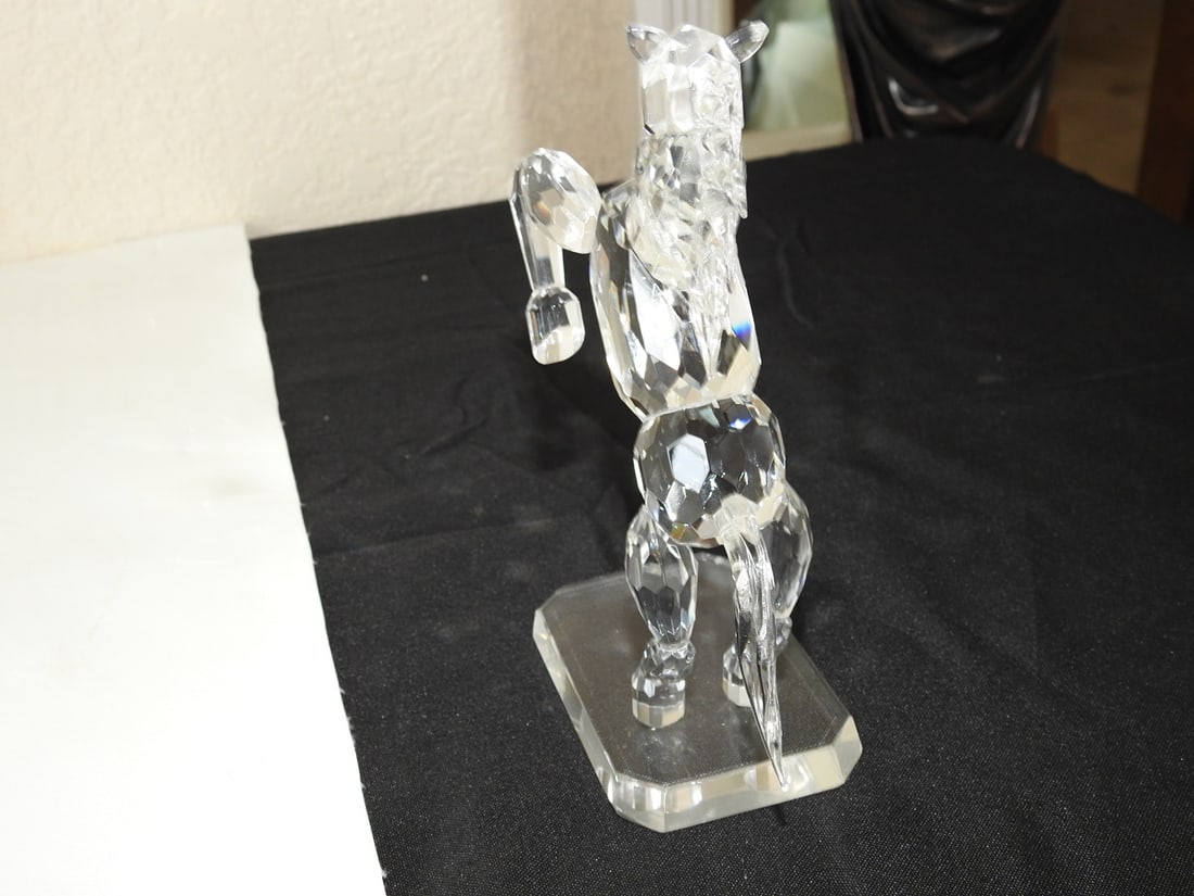 Swarovski Crystal White Stallion Figurine - 4