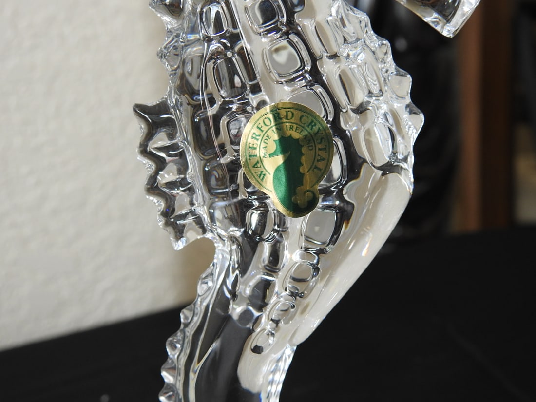 Waterford Crystal Seahorse Figurine / Paperweight - 2