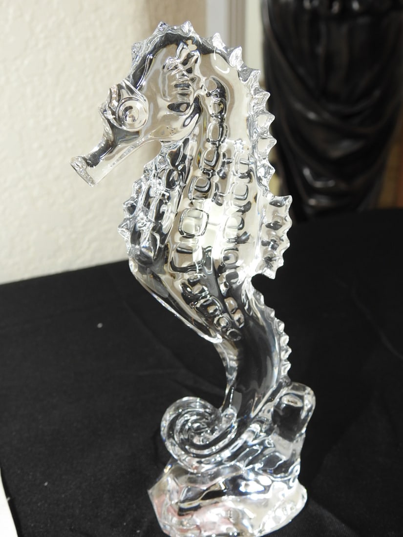 Waterford Crystal Seahorse Figurine / Paperweight - 3
