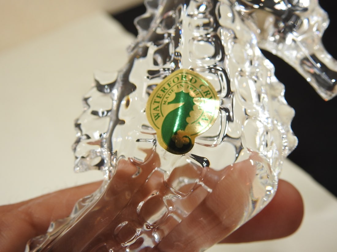Waterford Crystal Seahorse Figurine / Paperweight - 5