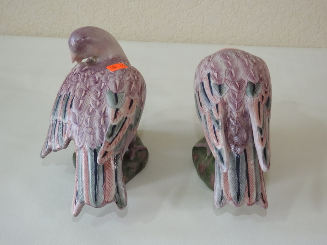 Toyo Trading Porcelain Dove Figures Set - 3