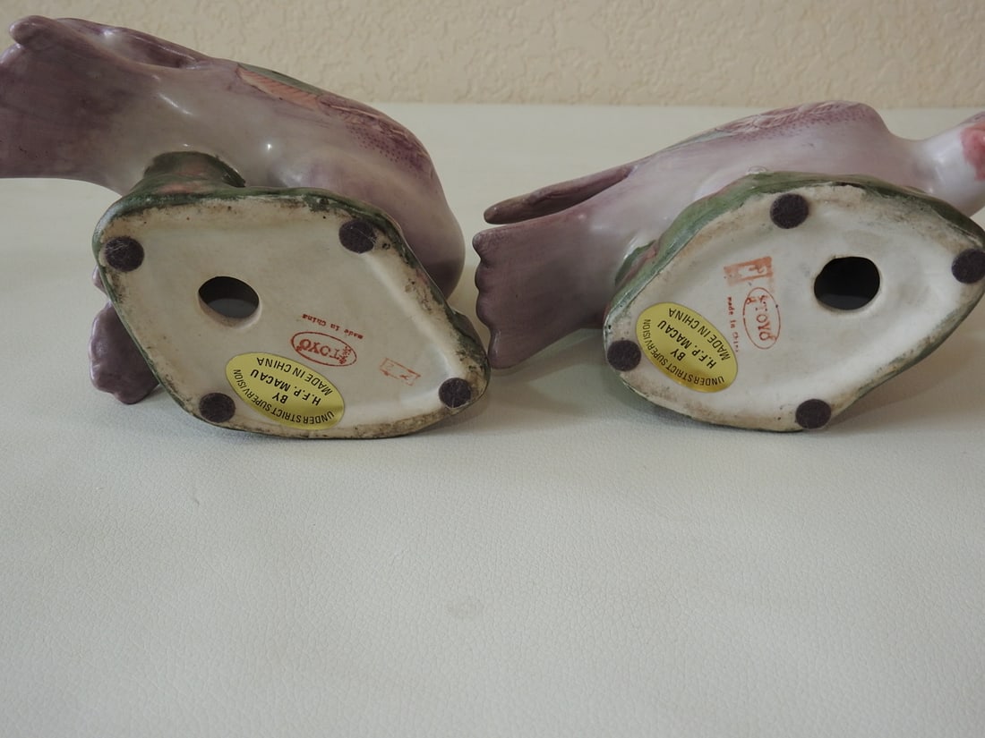 Toyo Trading Porcelain Dove Figures Set - 5