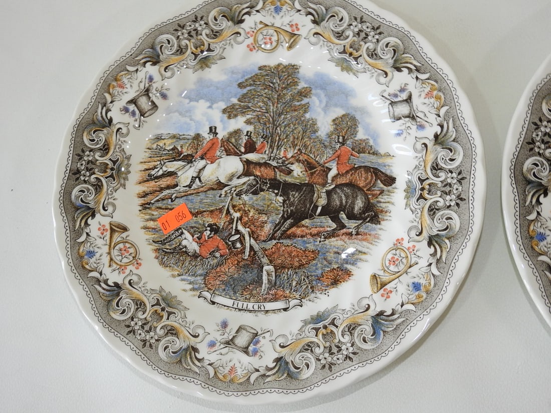 Churchill England Herring's Hunt Plates Set of 4 - 3