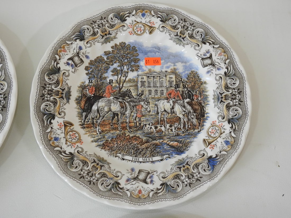 Churchill England Herring's Hunt Plates Set of 4 - 5
