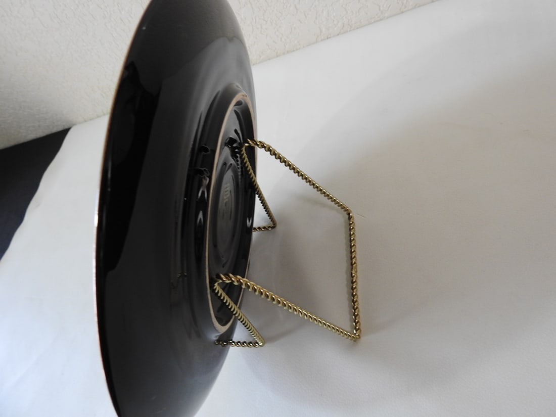 Greek Artemis Design 24K Gold Plated Platter - 5