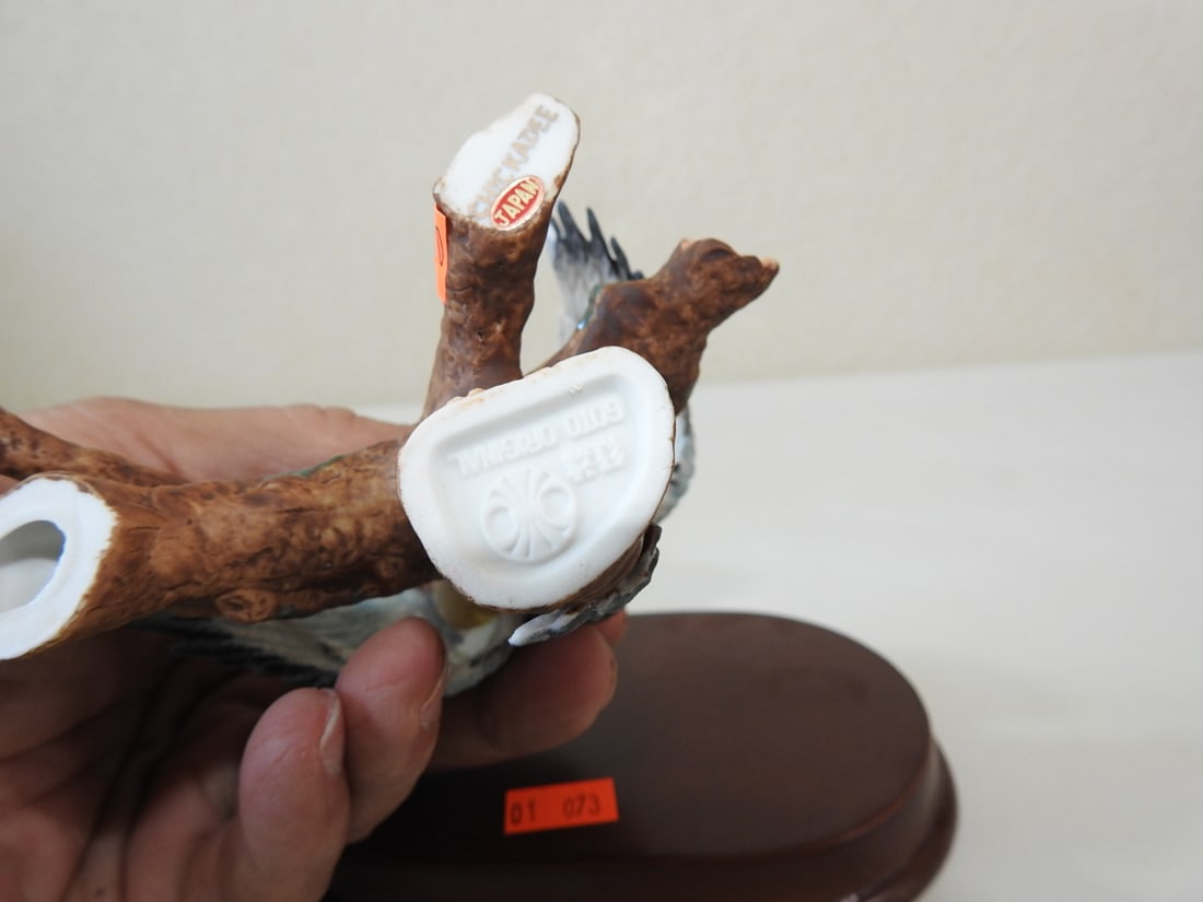 Goto Original Japanese Porcelain Bird Figurine - 5