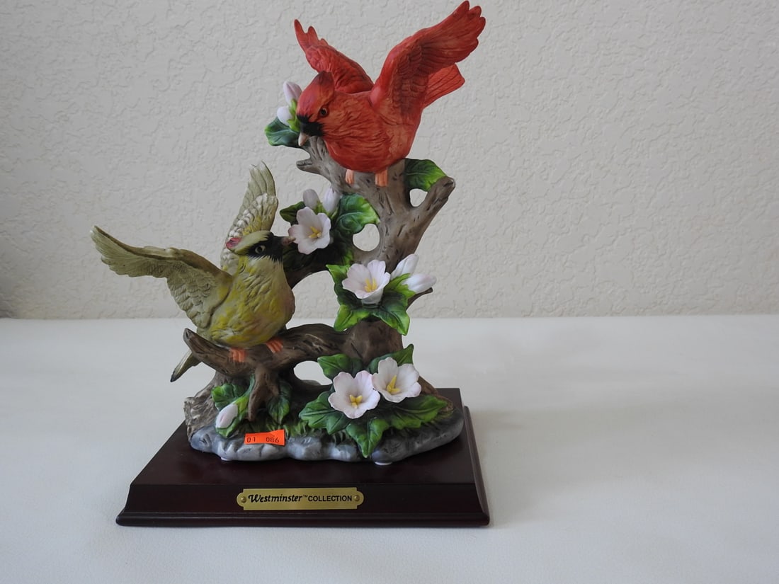 Westminster Collection Ceramic Cardinals Figurine - 5