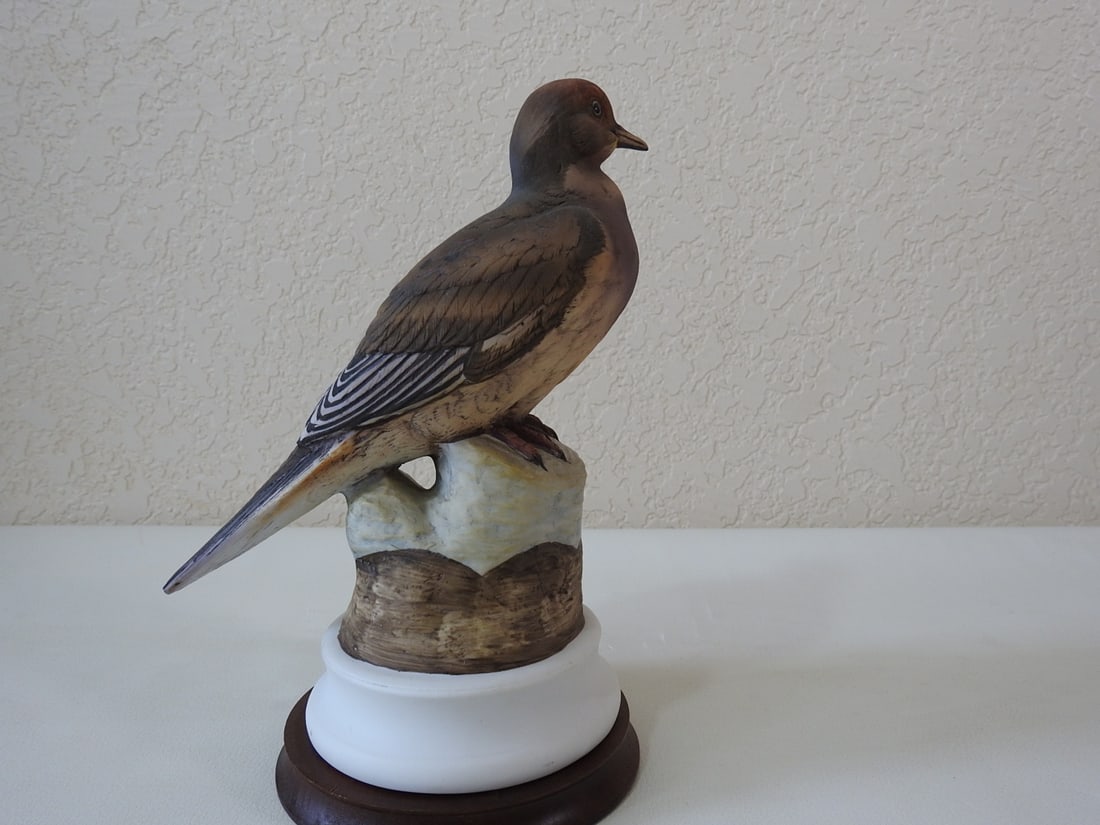 Andrea by Sadek Mourning Dove Porcelain Figurine #7131 - 3