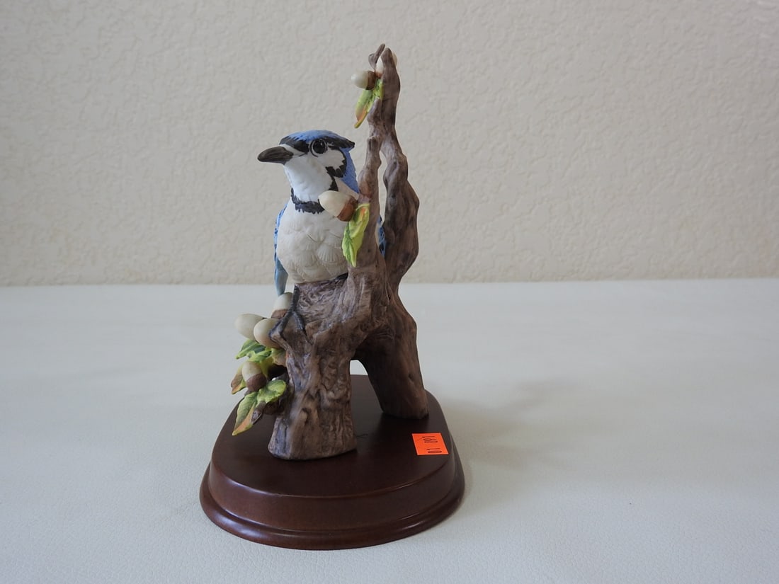 Lefton China Porcelain Blue Jay Figurine #03994 - 4