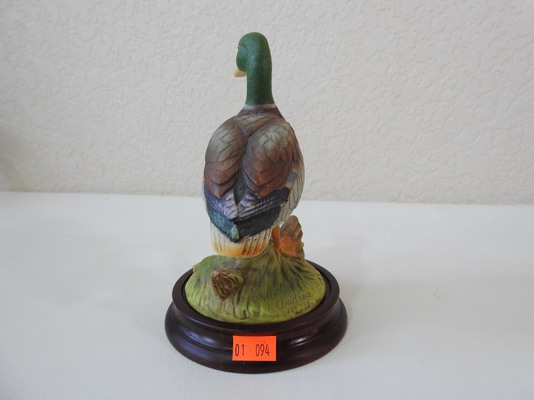 Andrea by Sadek Porcelain Mallard Duck Figurine #6721 - 4