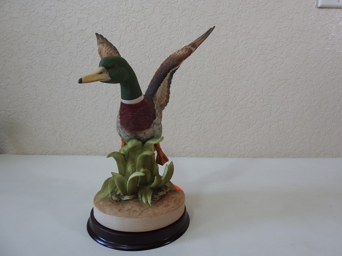 Andrea by Sadek Porcelain Mallard Duck Figurine #8083 - 2