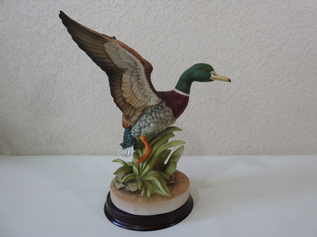 Andrea by Sadek Porcelain Mallard Duck Figurine #8083 - 3