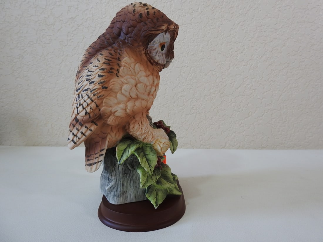 Andrea by Sadek Porcelain Elf Owl Figurine - 2
