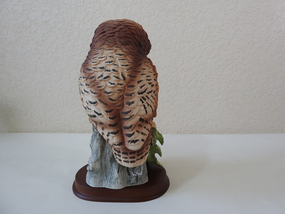 Andrea by Sadek Porcelain Elf Owl Figurine - 3