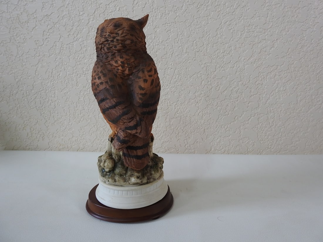 Napcoware Japan Great Horned Owl Porcelain Figurine #C-7255 - 3