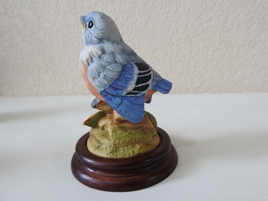 Andrea by Sadek Bluebird Porcelain Figurine #6350 - 3