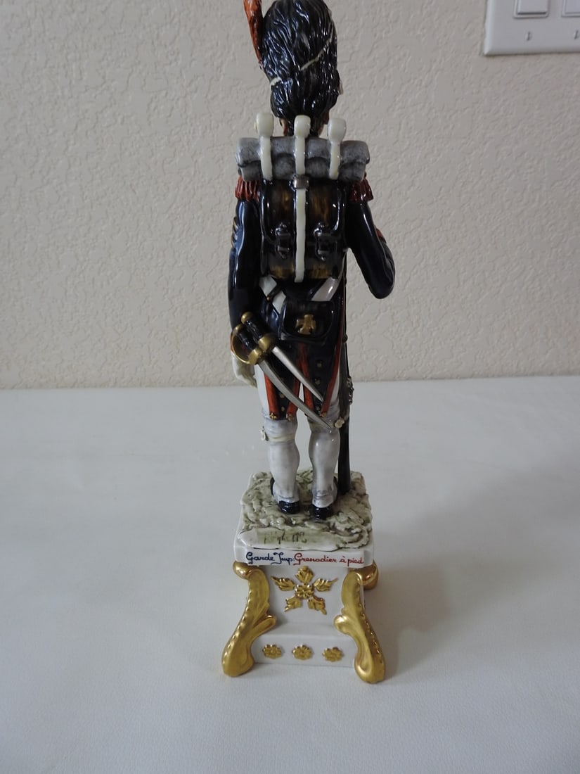J. Tagliariol Soft Paste Porcelain Napoleon Figurine - 3