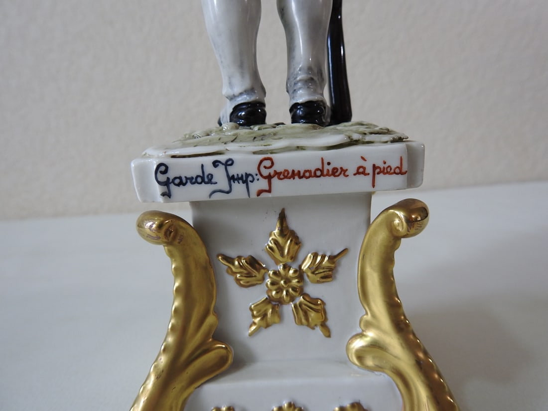 J. Tagliariol Soft Paste Porcelain Napoleon Figurine - 4