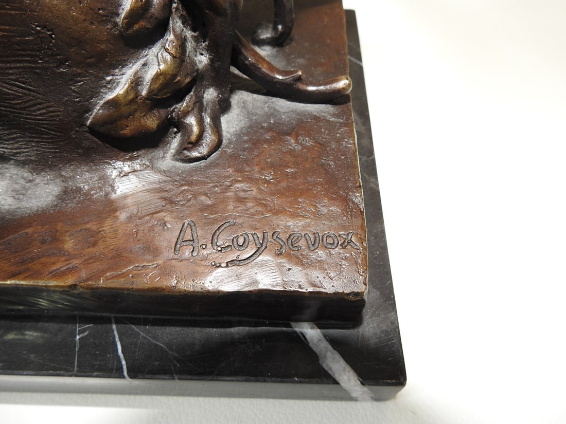 Bronze Goddess Diana Statue on Marble Base - 10