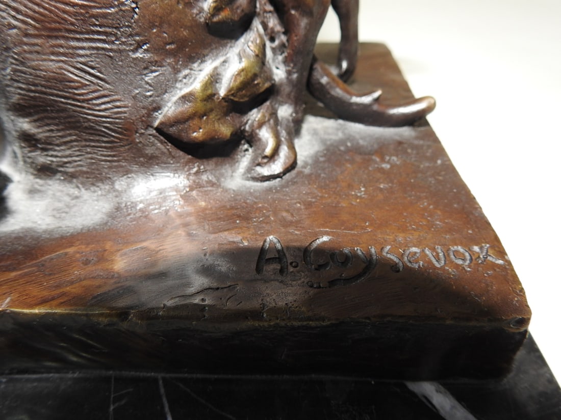 Bronze Goddess Diana Statue on Marble Base - 7
