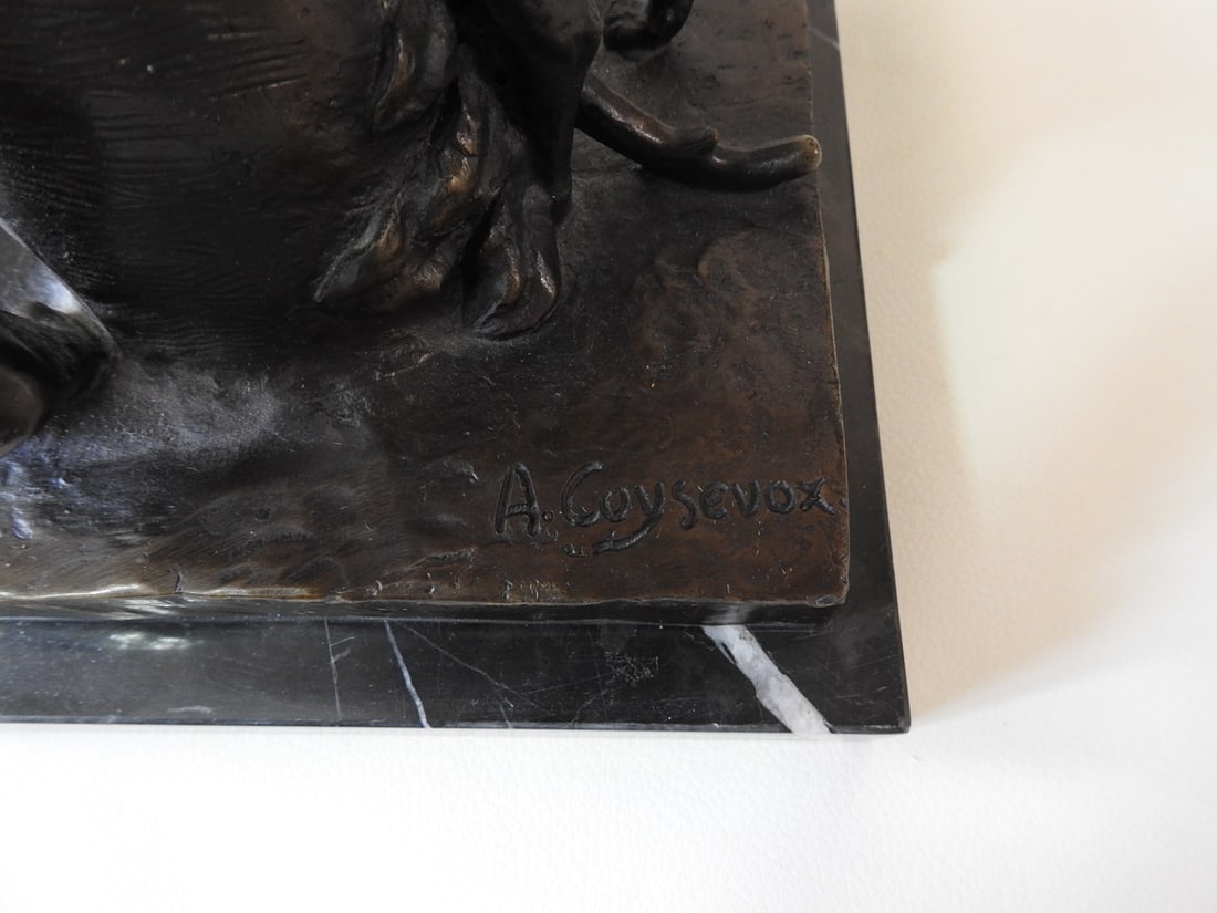 Bronze Goddess Diana Statue on Marble Base - 8