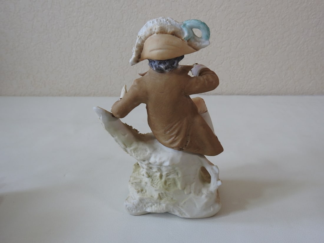 Vintage French Village Man Porcelain Figurine - 3